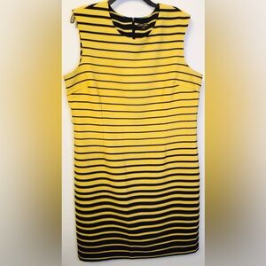 Voir Voir navy yellow dress size 16
